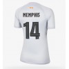 Barcelona Memphis Depay #14 Tredjedrakt Kvinner 2022-23 Kortermet